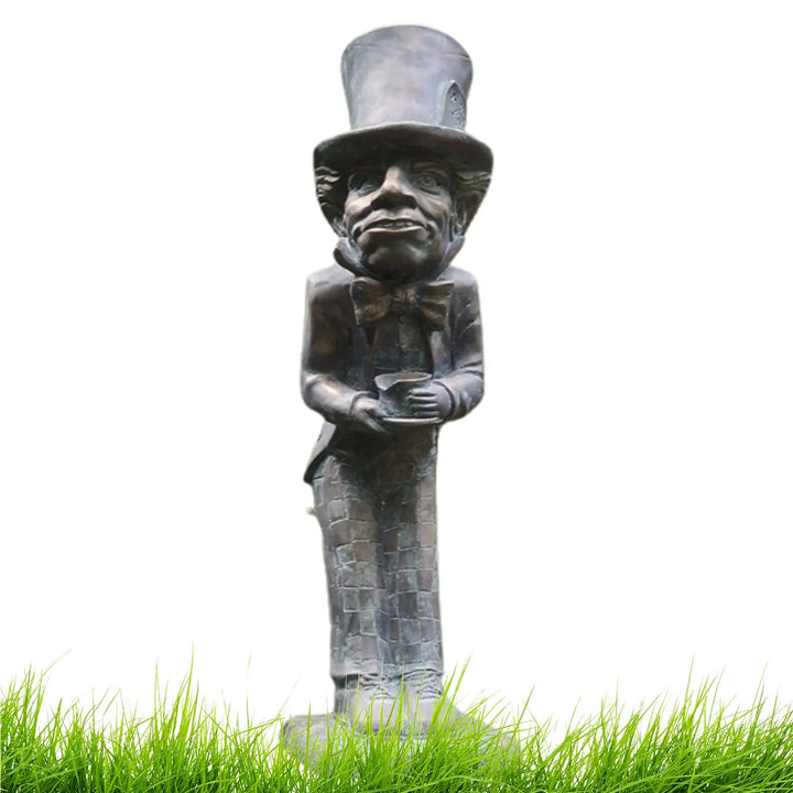 New Alice In Wonderland Garden Statue Caterpillar Rabbit Cheshire Cat Sculpture Resin Crafts Indoor Outdoor