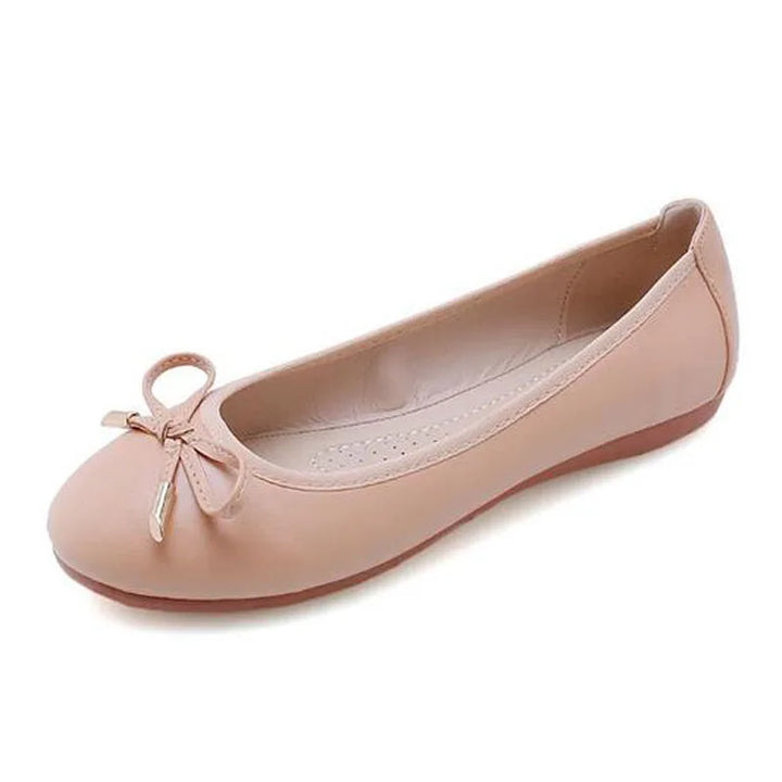 Ladies Loafers Shoes Bowtie Flats Patent Leather Loafers Women Round Toe Roll-Up Shoes Woman Bridesmaid Flats Large Size Zapatos