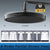New 6 Modes Big Panel Large Flow Supercharge Rainfall Shower Head High Pressure Top Rain Shower