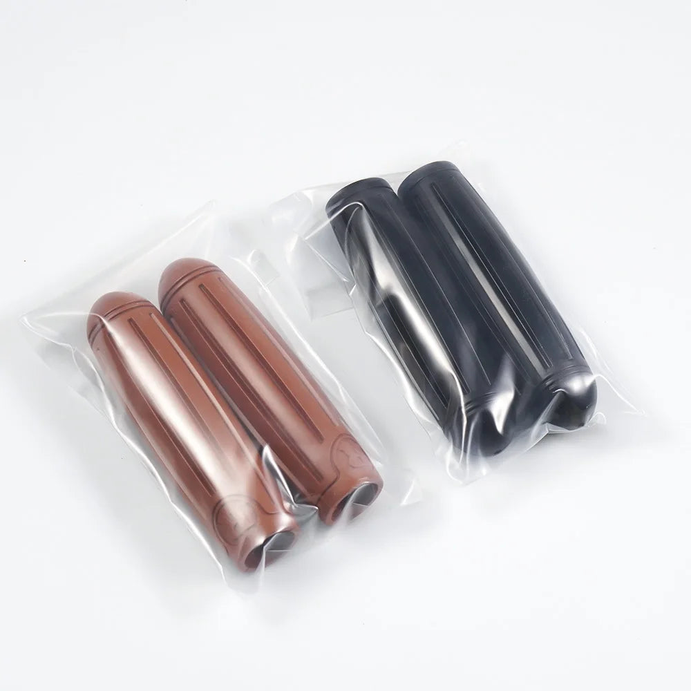 Retro Style Bike Grips 22mm - Bicycle Handlebar Grips For Fixie/Vintage Japanese Cycling Handle Bar Accessories