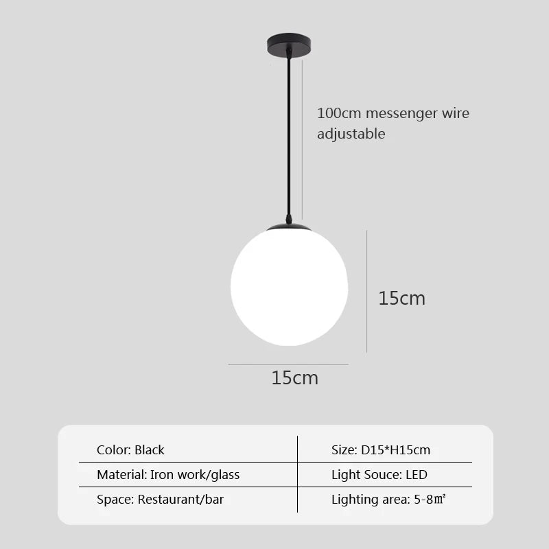 Nordic Glass Pendant Light Modern Brass Creative minimalist Chandelier For Dinning Room E27 Transparent Lampshade For Restaurant