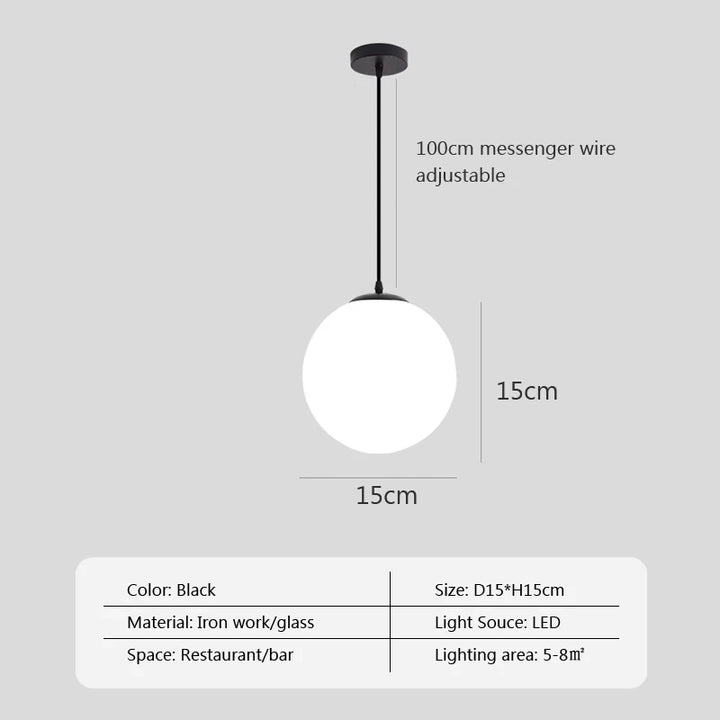 Nordic Glass Pendant Light Modern Brass Creative minimalist Chandelier For Dinning Room E27 Transparent Lampshade For Restaurant