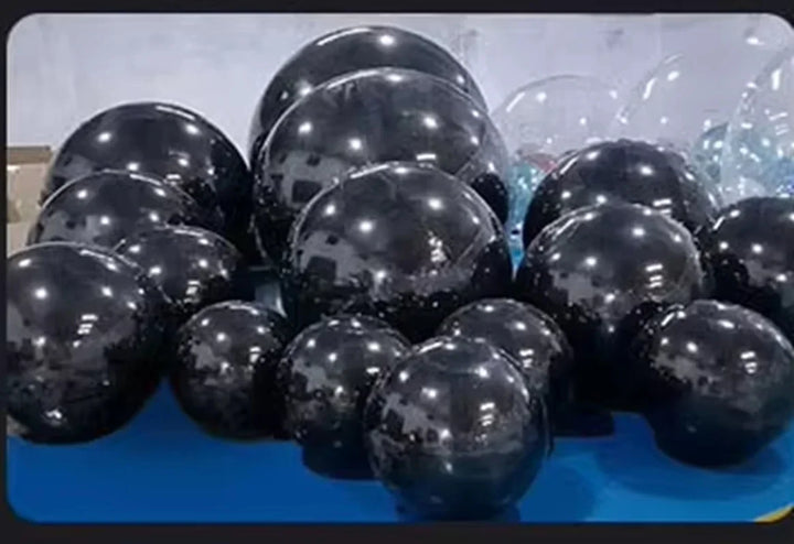 Inflatable Mirror Ball Set - Giant Sealed Shiny Reusable Balls for Wedding, Outdoor Pool Party & Nightclub Decor