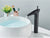 Antique Brass Basin Faucet Waterfall Bathroom Faucet Single Handle Basin Mixer Tap Deck Mounted One Hole Bronze Black Tap