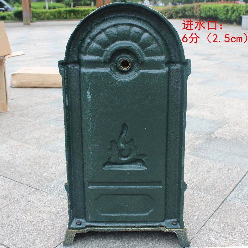 Cast iron art outdoor wash basin courtyard sink against the wall balcony outdoor integrated retro balconygarden pool
