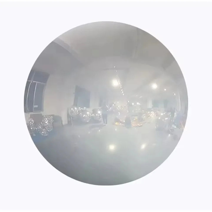 Giant event decoration PVC ball mirror balloon, inflatable reflective ball, shiny inflatable mirror ball