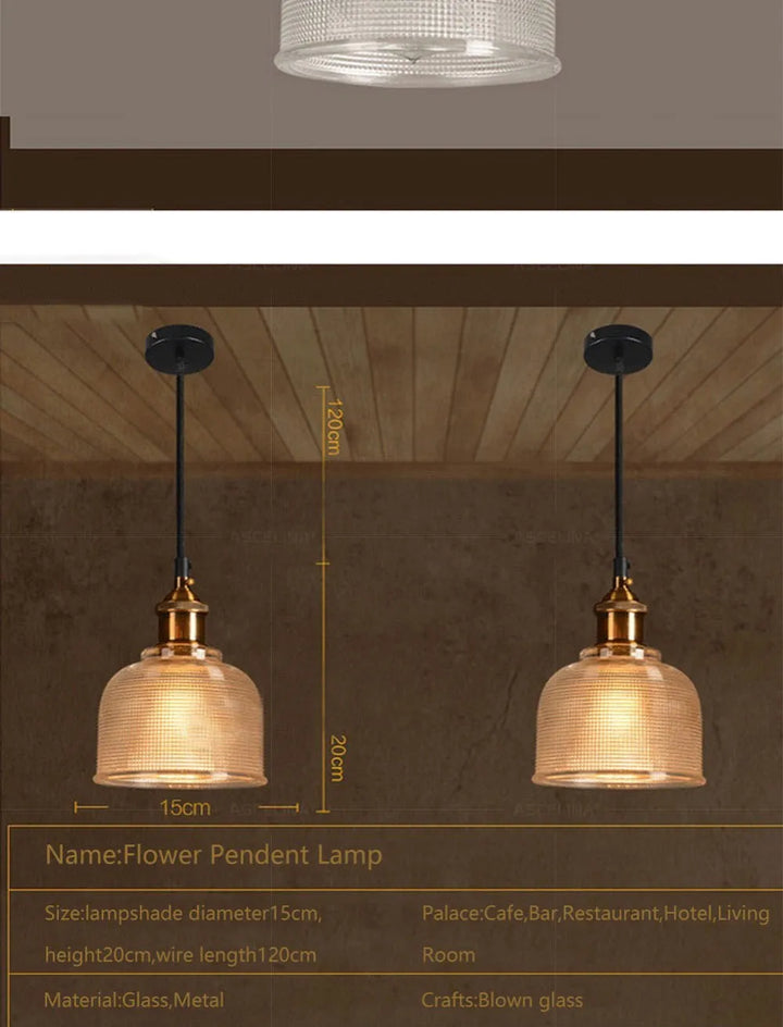 Nordic Glass Pendant Light Modern Brass Creative minimalist Chandelier For Dinning Room E27 Transparent Lampshade For Restaurant