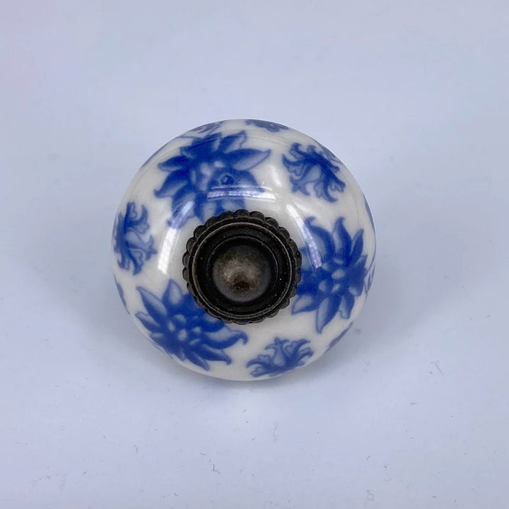 Vintage Ceramic  Kitchen Cupboard Door Drawer Knob Pull Hardware