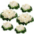 6PCS Lotus Artificial Flower Floating Fake Lotus Plant Lifelike Water Lily Micro Landscape for Pond Garden Decor