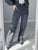 MiuKoMiYa Straight Leg Jeans For Women High Waist Gray Long Wide Denim Pants Vintage Blue Boyfriend Jeans