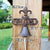Nordic Rural Retro Welcome Double-sided Listing Doorbell Welcome Cast Iron Wrought Iron Doorbell Hand Bell
