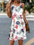 Womens Dresses Casual Summer Midi Boho Maxi Dresses Vintage Flare Flower Print Sleeveless Dresses Bodycon Short Dresses