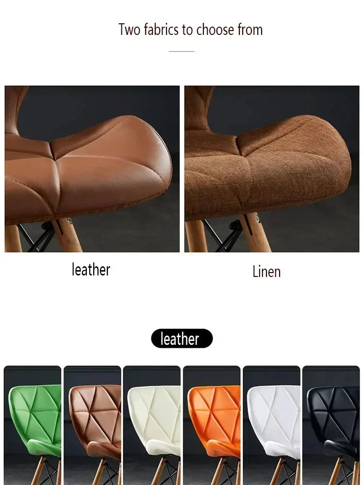 Dining Chair Nordic Bedroom Home Leisure Simple Chair Discussion Desk Chair Makeup Manicure Stool Coffee Milk Tea Shop Dining Ch