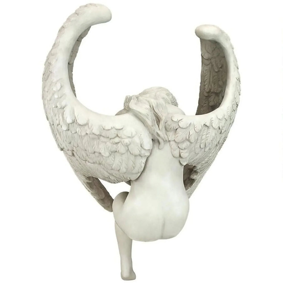 1 Pcs Creative Angel Statue 15x13x8cm Redemption Jewelry Statuette Religious Garden Home Decorative Sculpture