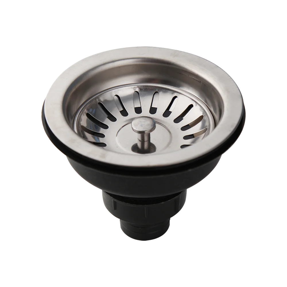 KEMAIDI Kitchen Sink Drain Strainer Stainless Steel Pop Up Sink Stopper Anti-Clogging Sink Food Catcher Basket Odor Filter Sink