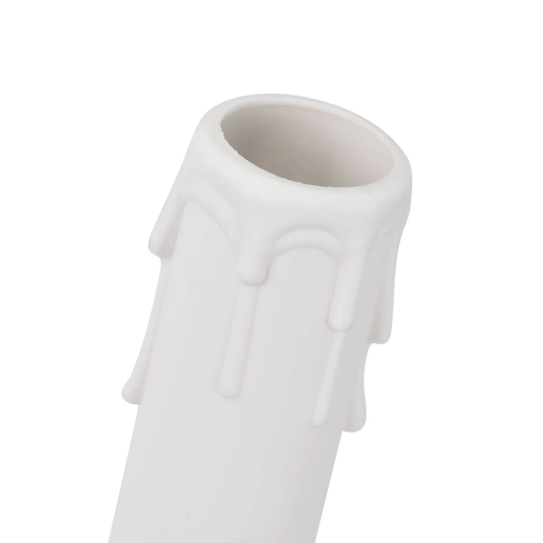 12Pcs Candle Tube Table Lamp Base Candle Lamp Holder Tube Candle Lamp Base Sleeve Candle Bulb Base Cover for E12 Chandelier