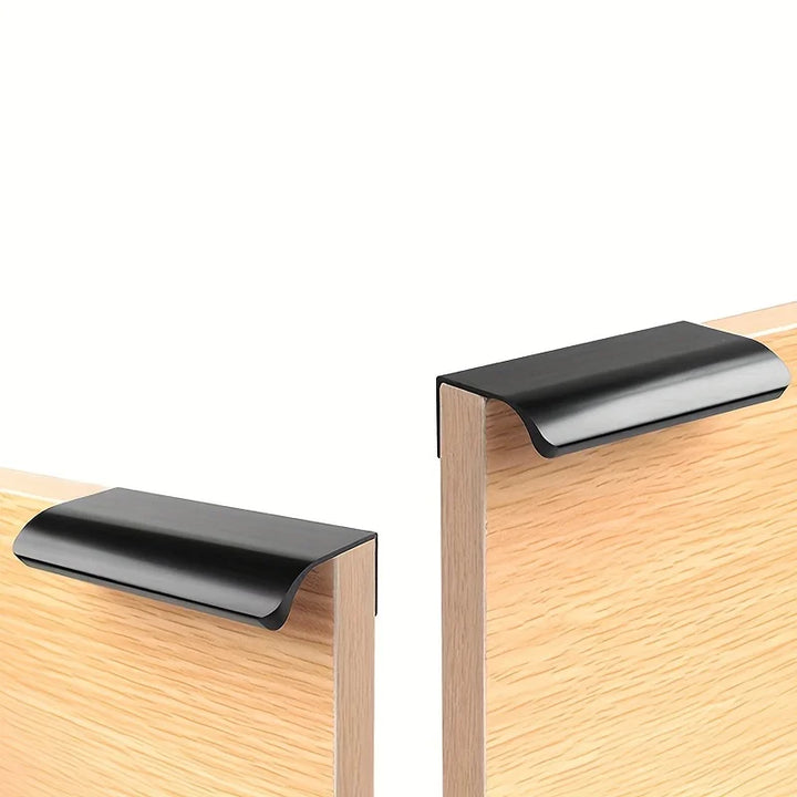 Hidden Handles for Furniture Kitchen Cabinet Handles Wardrobe Cupboard Drawer Knobs Aluminum Alloy Furniture Handles Hardware
