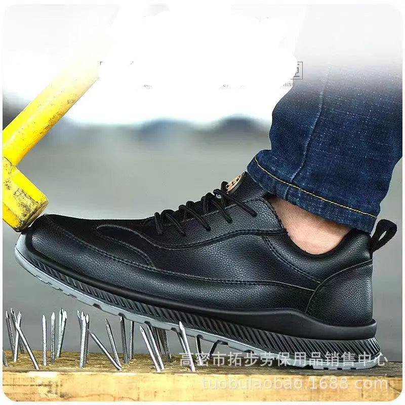 Insulated Safety Work Shoes Electrician Anti-impact Wear-resistant Injection Moulded Sole Breathable Protective Labor Protection
