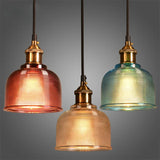 Glass Pendant Lights  E27 holder Creative Haning light for Dining Room Bedroom Bedside Bar Cafesuspension Luminaire Decoration
