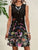 Womens Dresses Casual Summer Midi Boho Maxi Dresses Vintage Flare Flower Print Sleeveless Dresses Bodycon Short Dresses