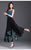 Thin Chinese Style Floral Chiffon Wide Leg Pants Women Tie Die Printed Button Loose High Waist Vintage Straight Trousers