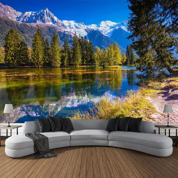 Beautiful Natural Forest Printed Large Wall Tapestry Hanging Bohemian Wall Tapestries Mandala Wall Art Decor