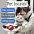 GPS Tracker for Dogs & Cats Worldwide Real-Time Tracking Collar Waterproof Anti-Lost Device , iOS/Android APP, Geo-Fence Alerts