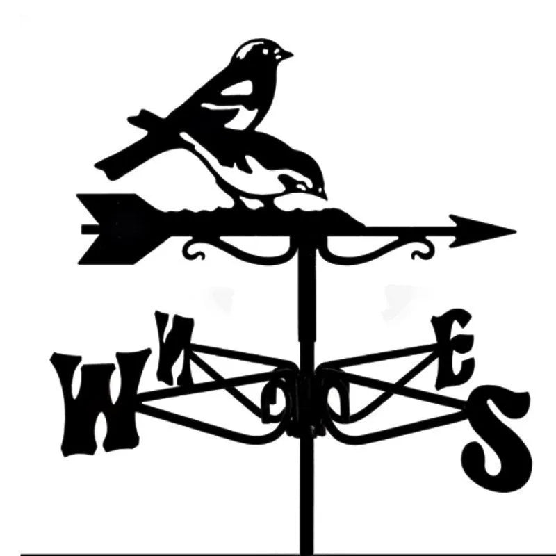 Metal Weathervane,Witch Iron Weather Vane,Sea Rover Wind Direction Indicator,Garden Outdoor Roof Decoration,