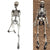 90cm Fake Human Skull Bones Skeleton Halloween Movable Skeleton Halloween Party Home Bar Decorations Haunted House Horror Props