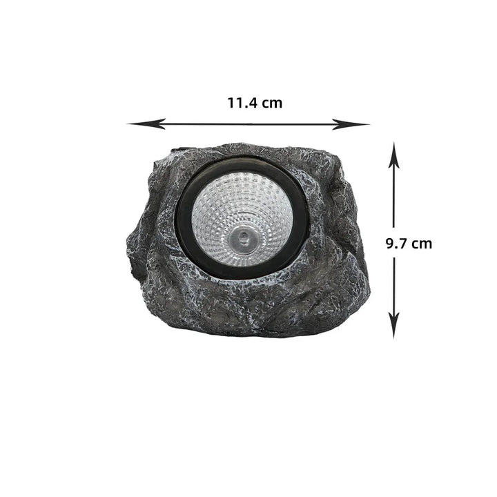 Solar Powered Outdoor Rock Lights Outdoor Lighting Courtyard Imitation Stone Landscape Lamp Waterproof Resin Stone Solar Lamp