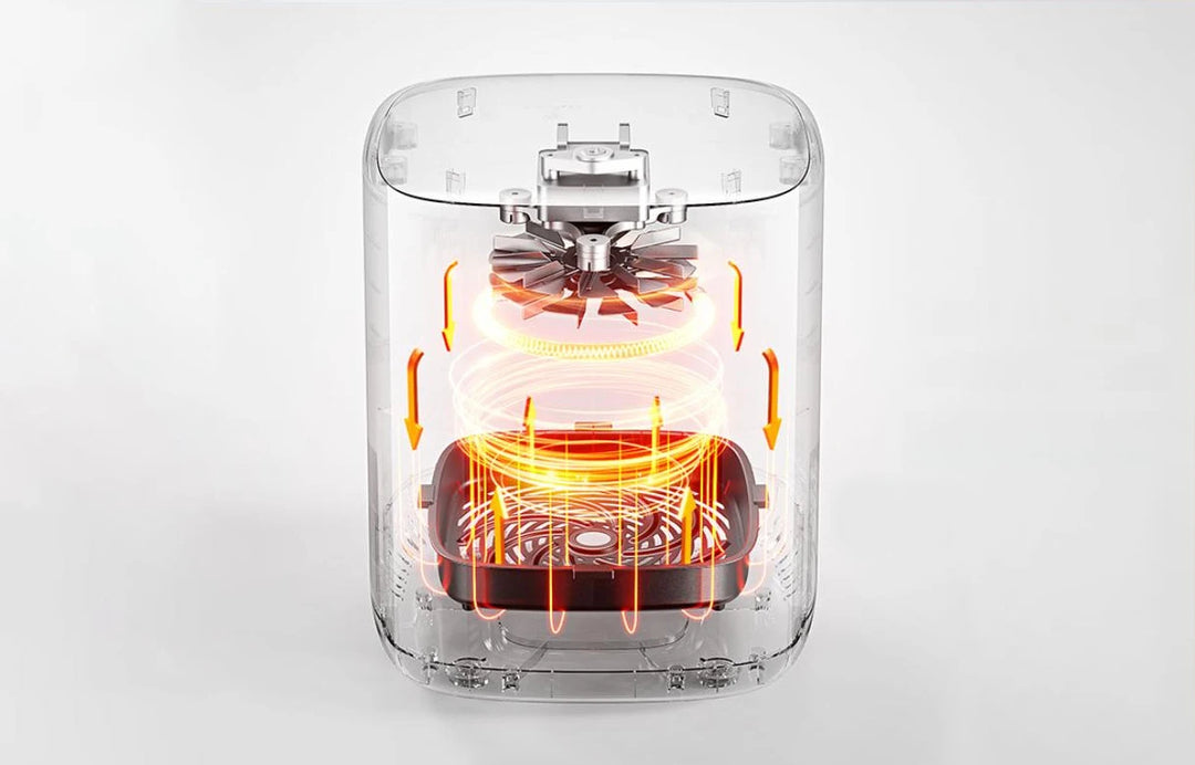 XIAOMI MIJIA Air Fryer 4.5L Multifunctional Household Low Oil And Light Fat Fryer Intelligent NTC Precise Temperature Control