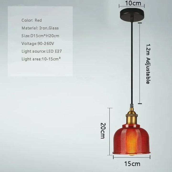 Nordic Glass Pendant Light Modern Brass Creative minimalist Chandelier For Dinning Room E27 Transparent Lampshade  Restaurant