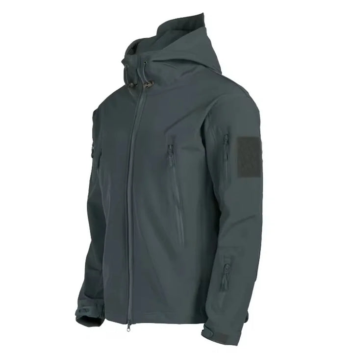 Shark Skin Soft Shell Jackets Men  Windproof Waterproof Jacket Hooded Bomber Coats