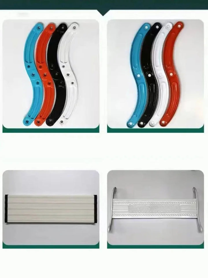 Outdoor Wall-mounted Telescopic Step Ladder carbon steel Lift Ladders for Home Indoor Space-saving Attic Telescopic Staircase