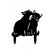 Charming Cat Family Garden Stakes – Decorative Cute Cat Silhouette,