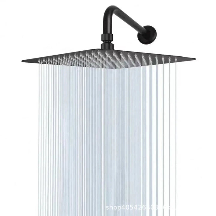 4/6/8/10/12 Inch Pressurized Rain Shower Head Stainless Steel Square Round Rain Shower Head Large Water Outlet Shower Head