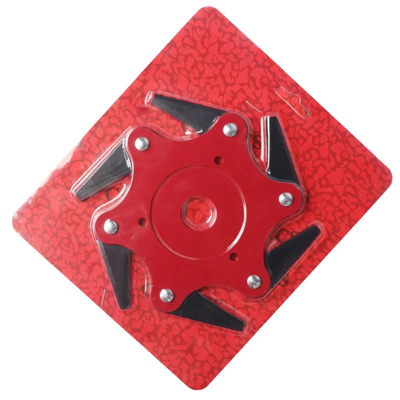 6-Blade Lawn Mower Cutter Head - Universal Multi-Purpose Brush Cutter Attachment for Grass & Weeds (Fits Most Trimmers)