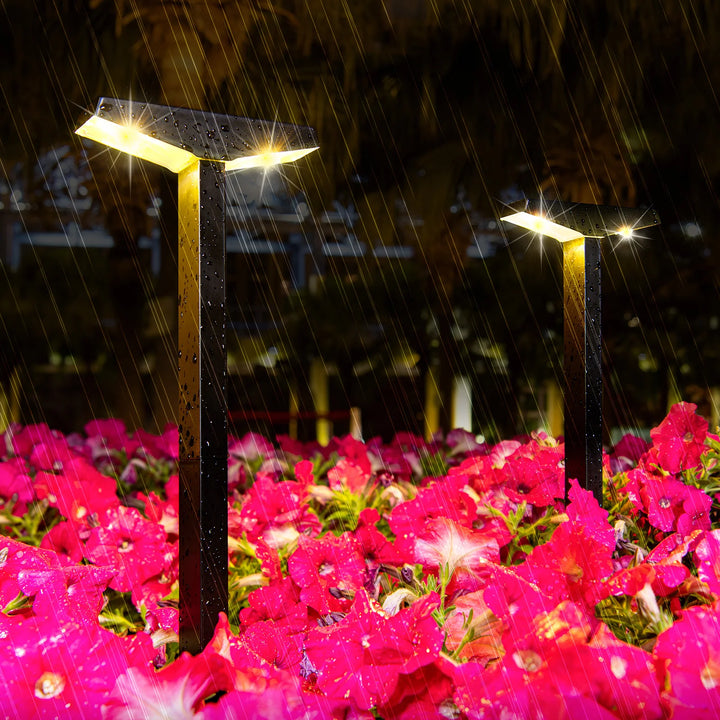 Solar-Powered Lawn Lights, Outdoor Waterproof Ground Lights, Suitable for Courtyards, Paths, Gardens, Lawns, Camping, Outdoor Areas, and Deck Ambiance Decoration and Landscaping
