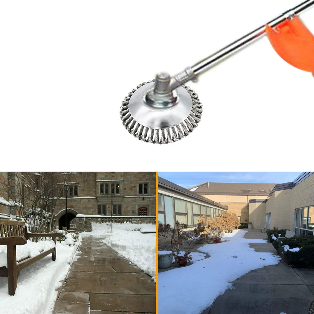 6/8/10 Inc Steel Grasss Trimmer Head Brushcutter Wire Debroussailleuse Weed Brush Blade for Garden Lawnmover Power Tool