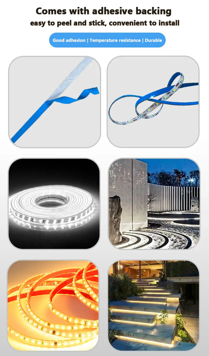 Outdoor Solar LED Strip Light Strip With IP65 Waterproof 5M Light Strip Suitable for Outdoor Courtyard Decoration LED Lights