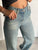 MiuKoMiYa Straight Leg Jeans For Women High Waist Gray Long Wide Denim Pants Vintage Blue Boyfriend Jeans