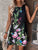 Womens Dresses Casual Summer Midi Boho Maxi Dresses Vintage Flare Flower Print Sleeveless Dresses Bodycon Short Dresses