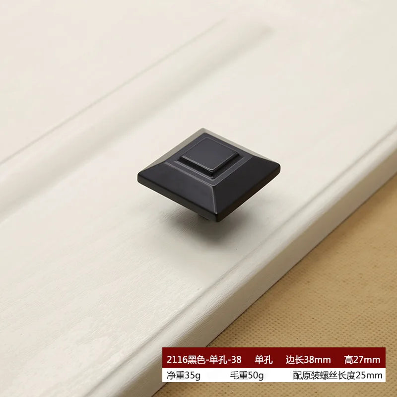 American Style Piano Black Hardware Cabinet Knob Handle European Style Garden Cabinet handle  Cabinet Knob Door Pull