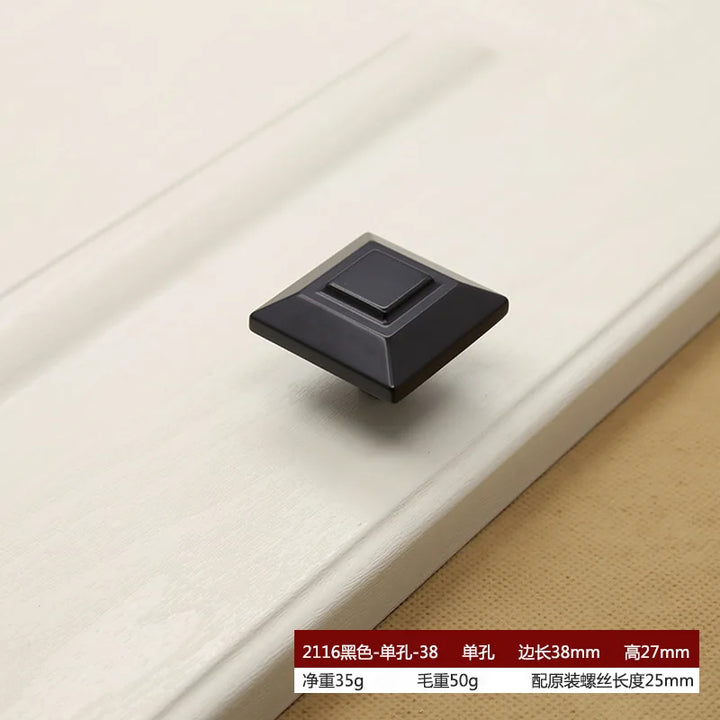 American Style Piano Black Hardware Cabinet Knob Handle European Style Garden Cabinet handle  Cabinet Knob Door Pull