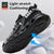 New Safety Shoes Men Breathable Light Work Sneakers Steel Toe Shoes Anti-smash Anti-puncture Indestructible Shoes Large Size 50
