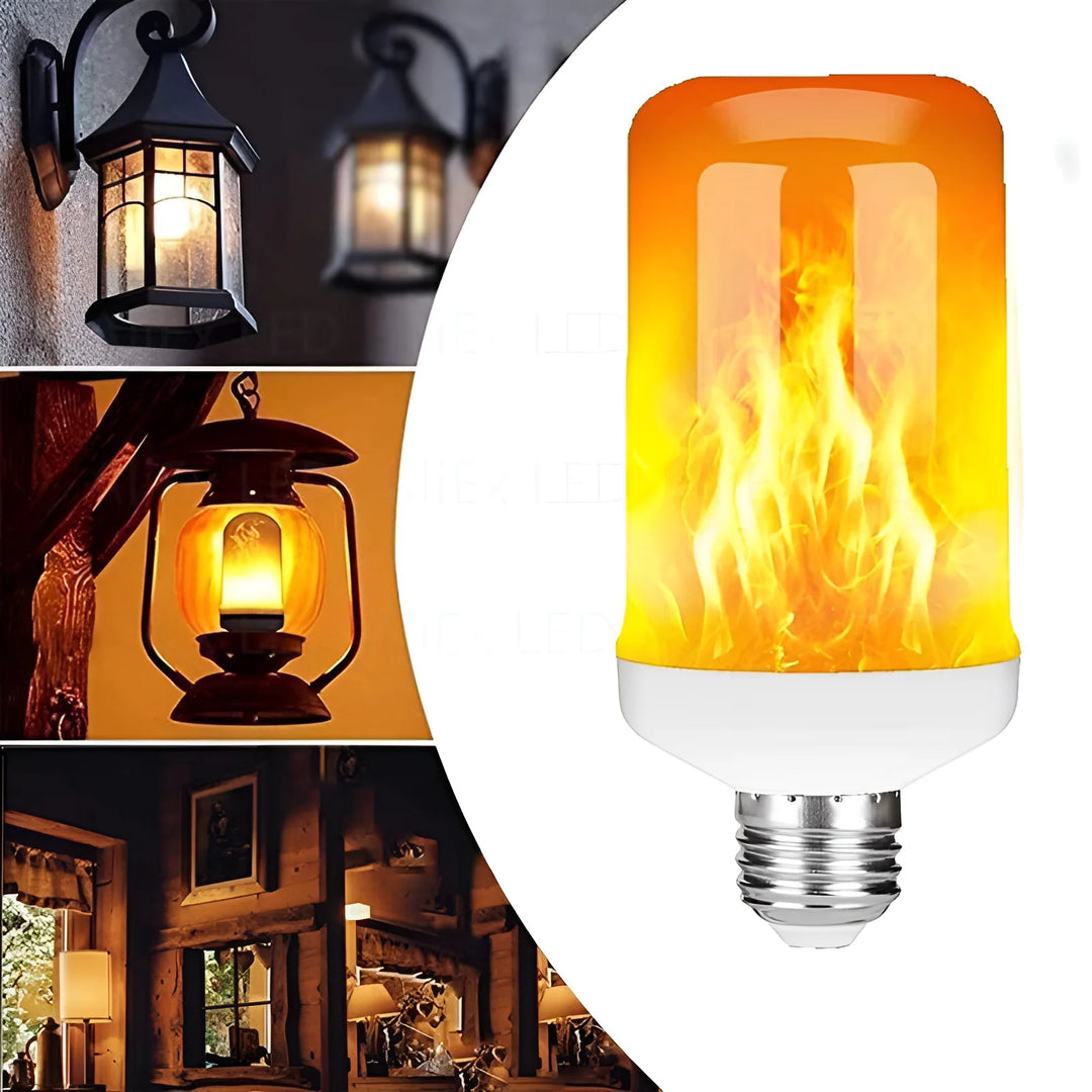 USB E14 E27 B22 Led Simulated Flame Bulbs 9W AC85-265V Luces Home Electronic Accessories Lamp Flame light Effect Bulbs Lampada