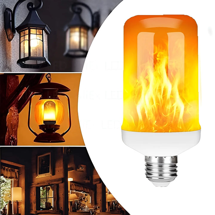USB E14 E27 B22 Led Simulated Flame Bulbs 9W AC85-265V Luces Home Electronic Accessories Lamp Flame light Effect Bulbs Lampada