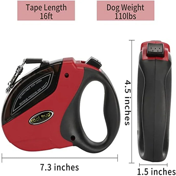 Luxury Retractable Dog Leash for Medium Dogs Puppy Chihuahua French Bulldog Pet Leashes Automatic Extending Leads