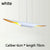SANDYHA Modern Home Decoration Hanging Chandelier Creative Design Aluminum Tube Oblique Mouth Led Lamp