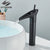 Antique Brass Basin Faucet Waterfall Bathroom Faucet Single Handle Basin Mixer Tap Deck Mounted One Hole Bronze Black Tap